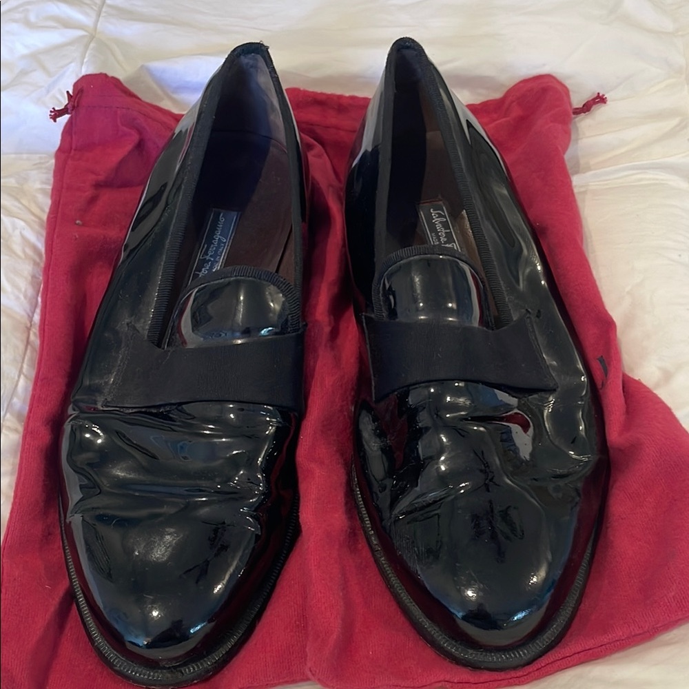 Salvatore Ferragamo tuxedo shoes vintage size 11